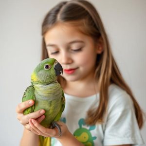 تغذیه طوطی گرین‌چیک