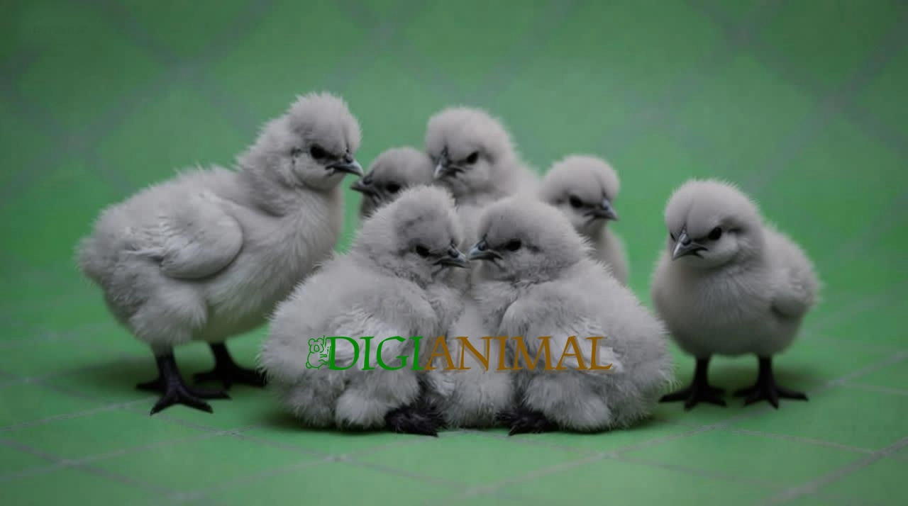 جوجه ابریشمی رنگ خاکستری لاوندر